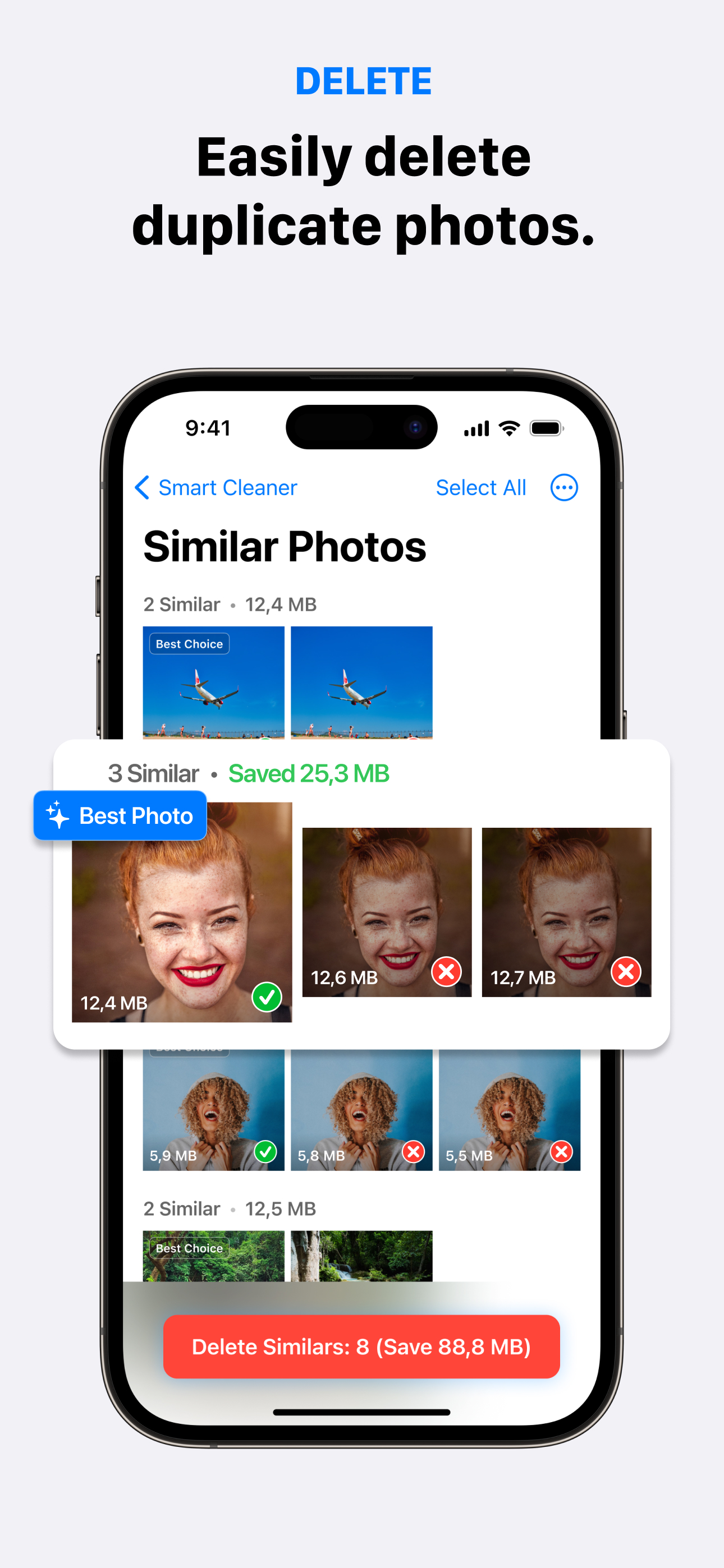 Delete Duplicate Photos & Videos